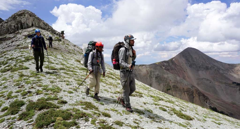 adults only backpacking trip in the southwest